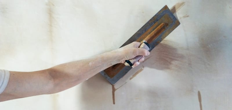 Man Plastering
